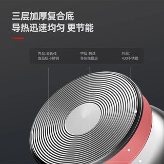 康巴赫 304不锈钢 2层 蒸锅