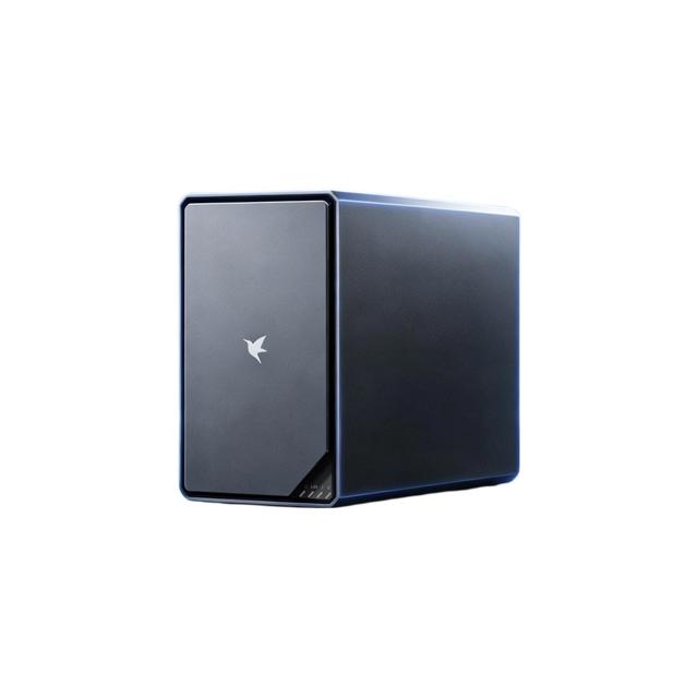 迅雷 双盘位NAS 2.5G网口 4GB+64GB 暗夜星辰