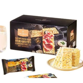 1号会员店 黑松露火腿苏打饼干600g添加奇亚籽三色藜麦