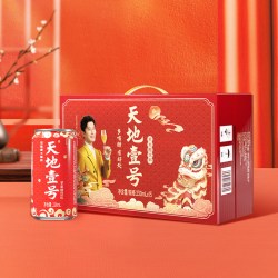 天地壹号 230mlx12罐小规格大礼盒喜庆苹果醋饮料清爽解腻
