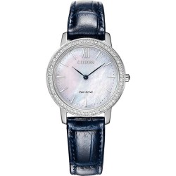 CITIZEN EX1480 光动能 水晶贝母表盘 女士腕表