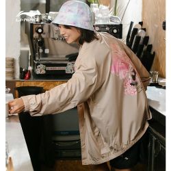 李宁 中国李宁 樱花外套 情侣运动服休闲外套
