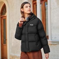 FILA 女装运动羽绒服女士时尚休闲鸭绒保暖短款长袖外套