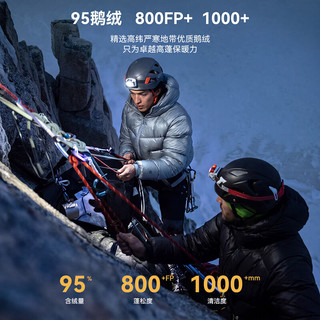 京东京造 5000GT 高充绒鹅绒服 黑色 S
