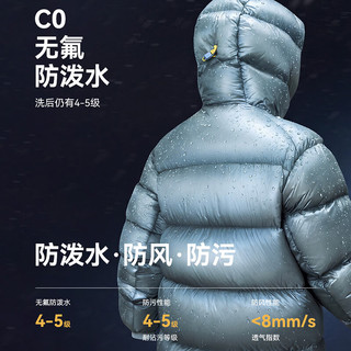 京东京造 5000GT 高充绒鹅绒服 黑色 S
