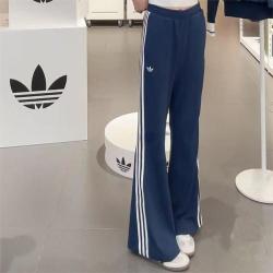 adidas 三叶草 三叶草26年夏季新款女款修身休闲长裤喇叭裤运动裤女装瑜伽裤子