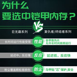 铭瑄 瑷雪 DDR4 3200MHz 台式机内存条