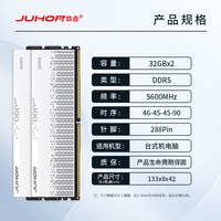 玖合 星域 DDR5 5600MHz 16GB 台式机内存条