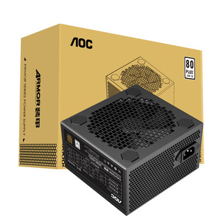 AOC 装甲PS650B0 额定650W铜牌认证 台式机电脑电源