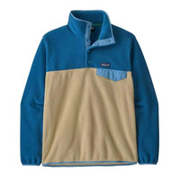 经典款、送礼佳品：Patagonia Synchilla Snap-T 男款轻盈抓绒套头衫 三色可选