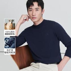 报喜鸟 秋冬季男士易护理半高领羊毛衫