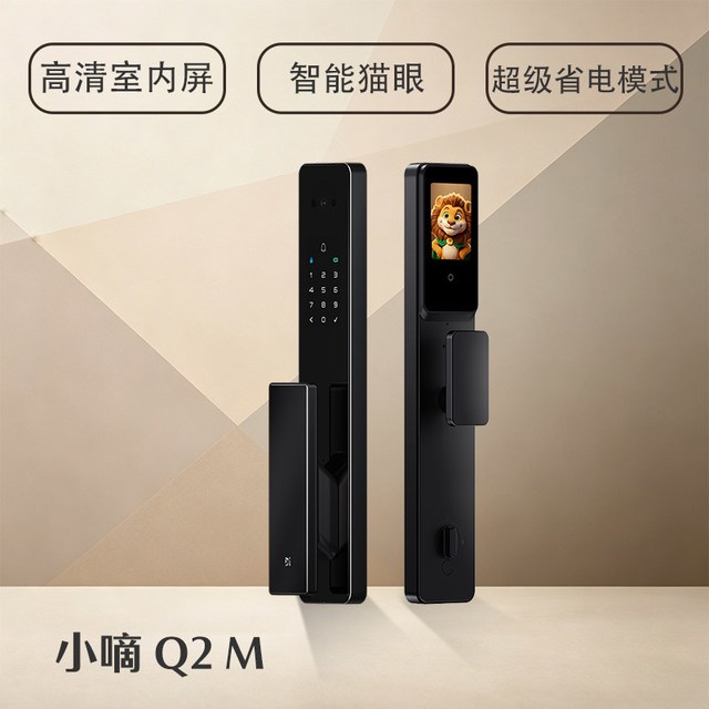 德施曼 智能门锁可视猫眼大屏指纹锁识别锁密码锁Q2M