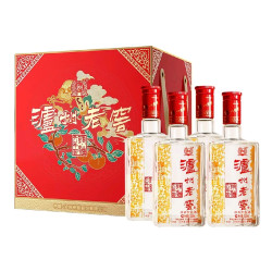 泸州老窖 六年窖头曲52度500ml*4瓶礼盒