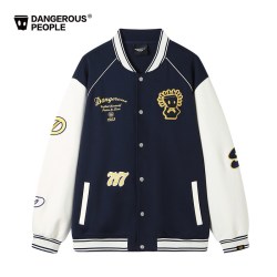 Dangerous People 宽松百搭 女士棒球服夹克