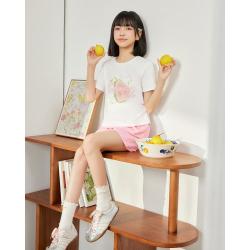 爱依服 商场IEF2026夏季水果印花甜美可爱上下套裤