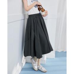 爱依服 商场爱依服2026夏季文艺休闲A字半身裙女格子显瘦百搭日常
