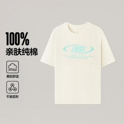 斯凯奇 26夏短袖衫男女同款运动T恤干爽透气衣