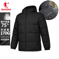 乔丹 冬季防寒连帽羽绒服 QXEGM3244010 最高199g 多色任选