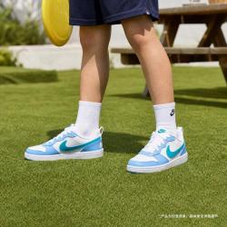 NIKE COURT BOROUGH LOJES (GS)柔软轻便低帮儿童中大童休闲鞋