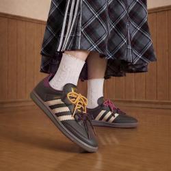 adidas 三叶草 SAMBA OG W轻便舒适低帮运动休闲鞋