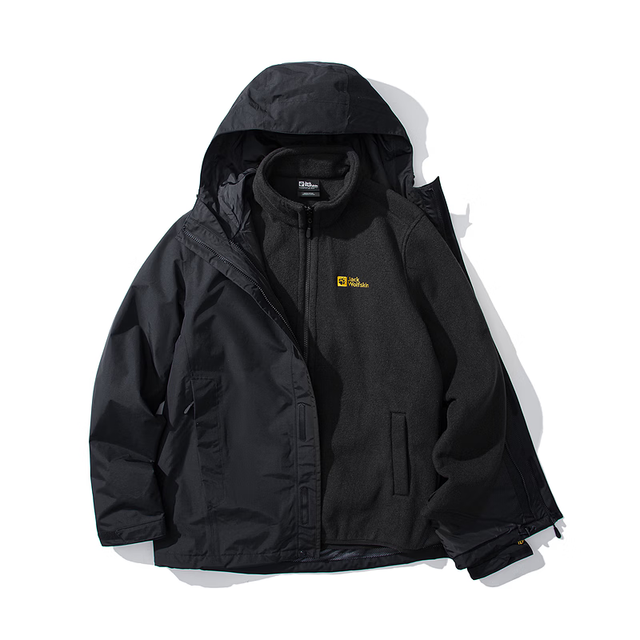 Jack Wolfskin jackWolfskin CRUSH'IN 抓绒内胆三合一冲锋衣 5012776