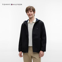 TOMMY HILFIGER 【防水微抓绒】出走都市 连帽风衣款软壳夹克