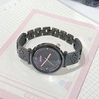 歌莉侑 手表女款 轻奢小众高级感 钢枪黑