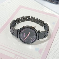 歌莉侑 手表女款 轻奢小众高级感 钢枪黑