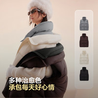 波司登 马甲羽绒服女短款立领时尚宽松休闲氧气系列奶油米7794 90羽绒