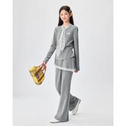 爱依服 商场IEF2026秋季韩系学院风套装日常休闲运动