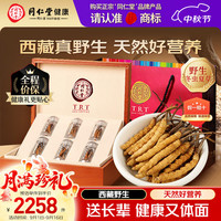 同仁堂 北京同仁堂 Tongrentang Chinese Medicine 冬虫夏草-50/6g礼盒装 养生补品L野生冬虫夏草 冬虫夏草50/6gL