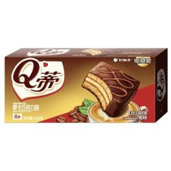 好丽友 甜点党狂喜！ Q蒂蛋糕 摩卡巧克力味 6枚装 168g