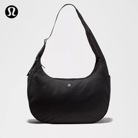 lululemon 丨City Essentials 女士超大款单肩包 LW9GAPS 黑/银 O/S