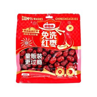 好想你 免洗红枣 700g*2袋 蜜饯果干