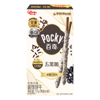 格力高 百奇五黑脆涂层饼干棒 休闲零食