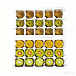 盛觅 三拼猕猴桃四川红心猕猴桃黄心猕猴桃三色猕猴桃30个单果70-90g（各10个） 新鲜采摘