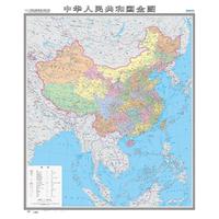 中国地图出版社 中华人民共和国地图 政区图 全开 袋装