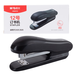 晨光 ABS92722 12号订书机 舒适型 黑色 单个装