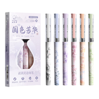 咔巴熊 直液式中性笔 黑色 0.5mm 全针管