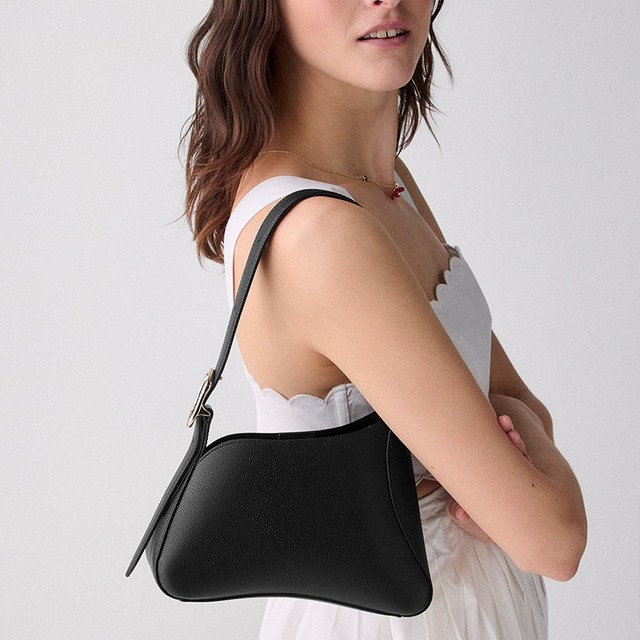 Kate Spade NEW YORK女士经典徽标磁扣开合单肩包送女友