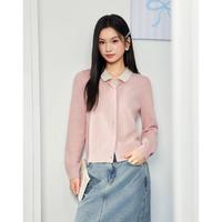 爱依服 2026秋季学院风针织开衫女圆领早秋穿搭百搭上衣