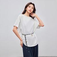 爱依服 唯品专属2026春秋宽松显瘦通勤蝙蝠衫