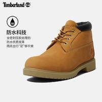 Timberland 官方踢不烂男鞋中帮大黄靴户外防水抓地|50061