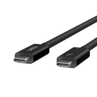 贝尔金 英特尔认证雷电4数据线Type-C兼容雷电3USB3.0充电线适用苹果15Pro/iPhone16ProMax高速传输充电