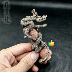 赋闲 山西太原晋祠冰箱贴盘龙雕柱文创冰箱贴景点文创金属旅游纪念品 盘龙雕柱-点赞龙冰箱贴