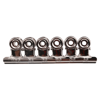 M&G 晨光 ABS92640 圆形票夹 银色 19mm 6个装