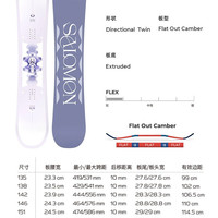 移动端：萨洛蒙 傲天极限SALOMON滑雪板单板HUCK KNIFE滑雪入门男女板 23款