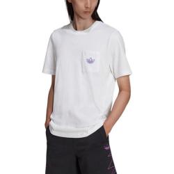 adidas SPRT 男款logo花纹圆领套头简约运动短袖T恤