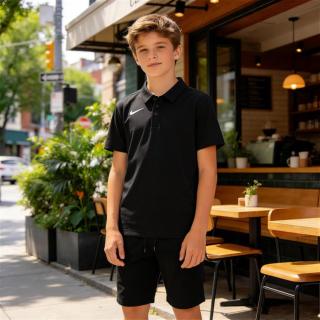 NIKE 2026款春夏季透气舒适短袖T恤大童户外运动半袖POLO衫