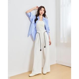 爱依服 商场爱依服2026秋季阔腿裤女宽松显瘦休闲百搭垂坠感通勤气质
